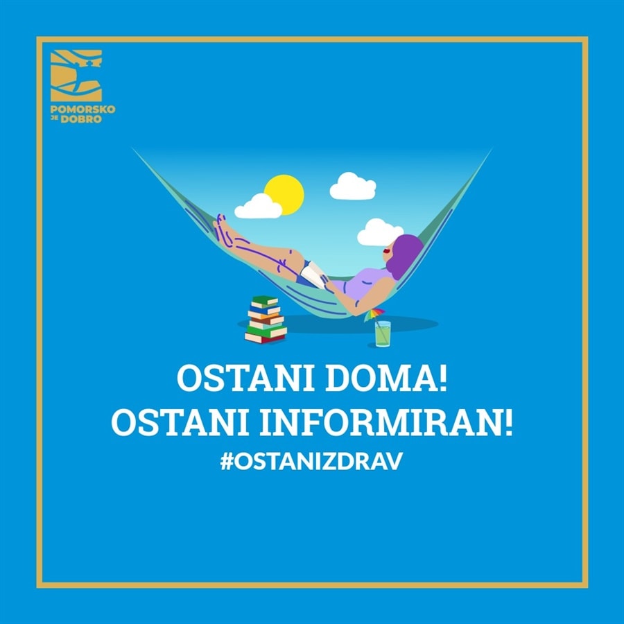 Ostani doma, ostani informiran, ostani zdrav!