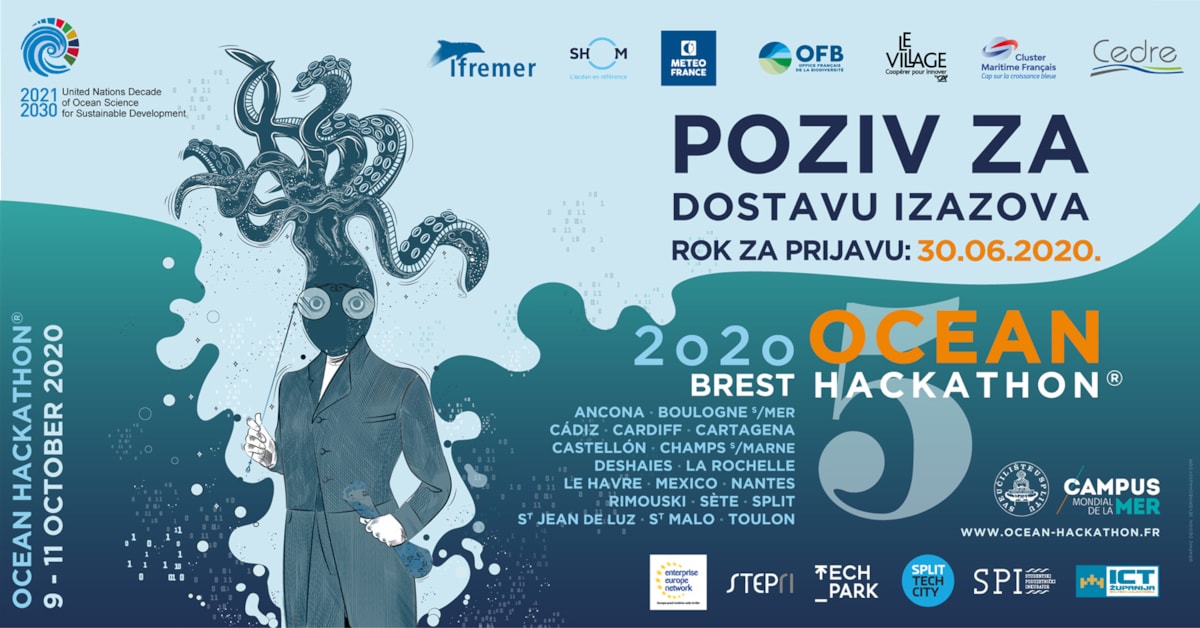 Ocean Hackathon®: Korištenjem digitalnih podataka do mora kakvo želimo!