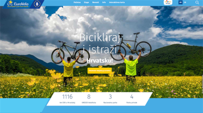 Prva biciklistička EuroVelo web stranica o Hrvatskoj