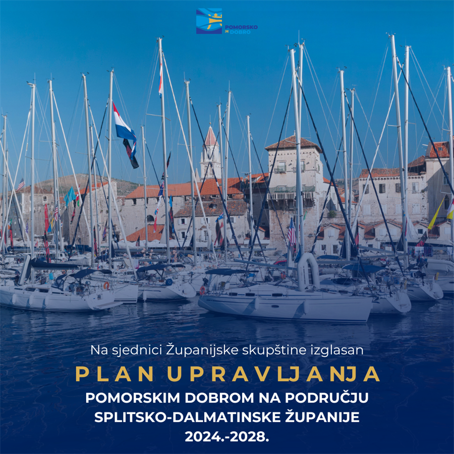 Županijska skupština SDŽ izglasala Plan upravljanja pomorskim dobrom za narednih pet godina!